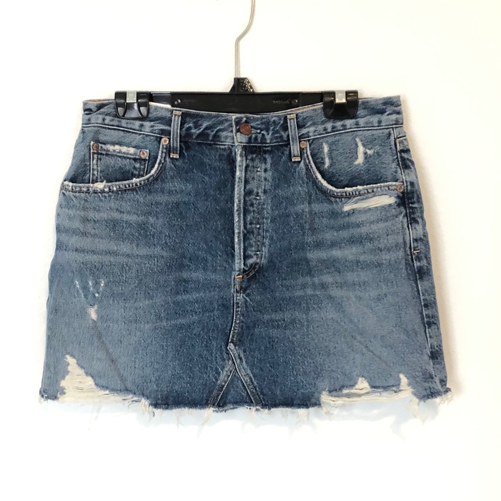 Agolde Quinn miniskirt